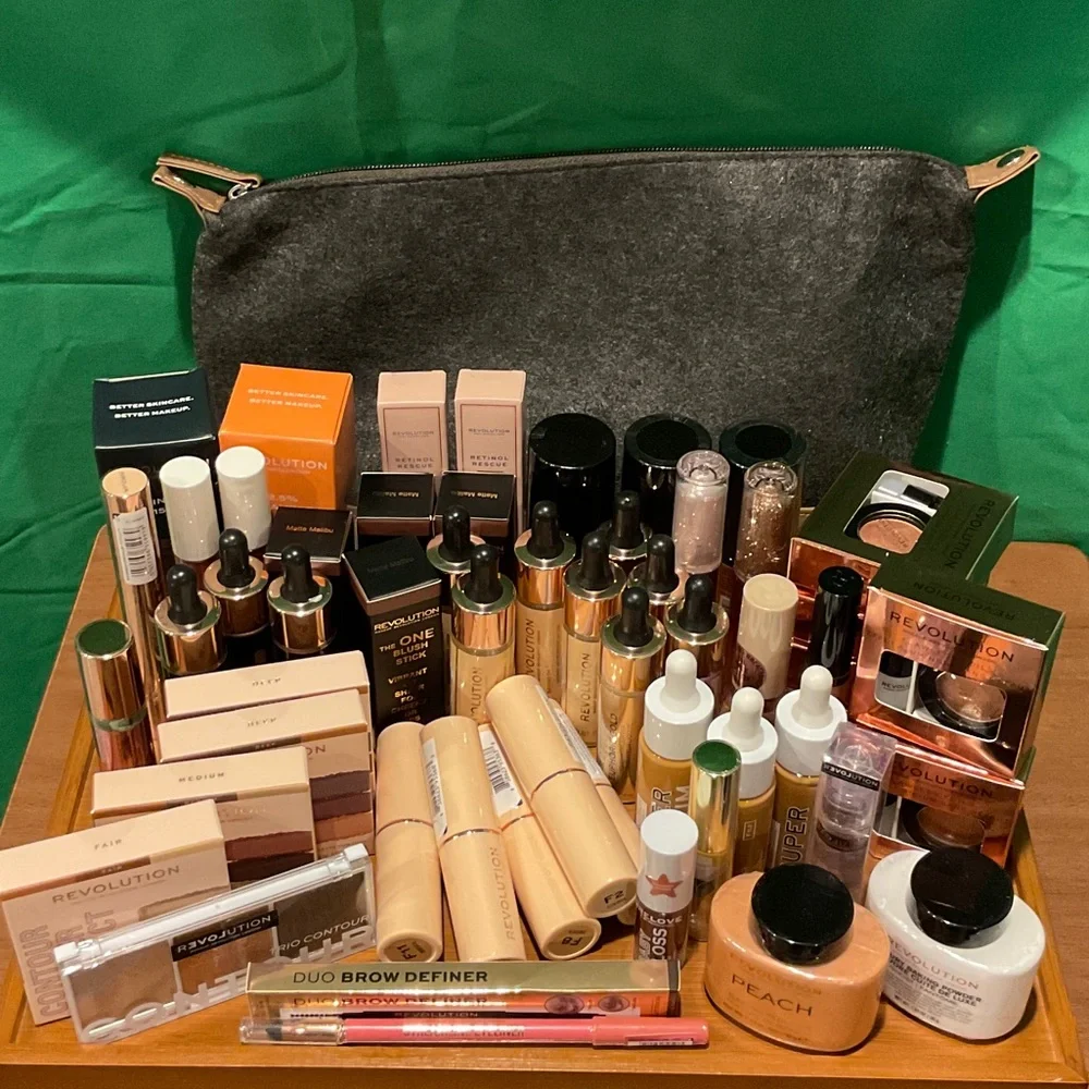 Revolution Makeup Bundle - Over 50 items + bag - Picture 1 of 1